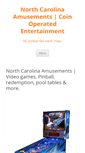 Mobile Screenshot of ncamusements.com